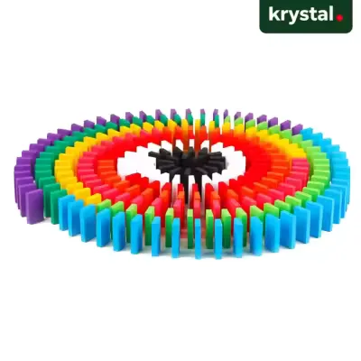 Domino Wooden Block Montessori Learning Toy Set (50 Pcs)